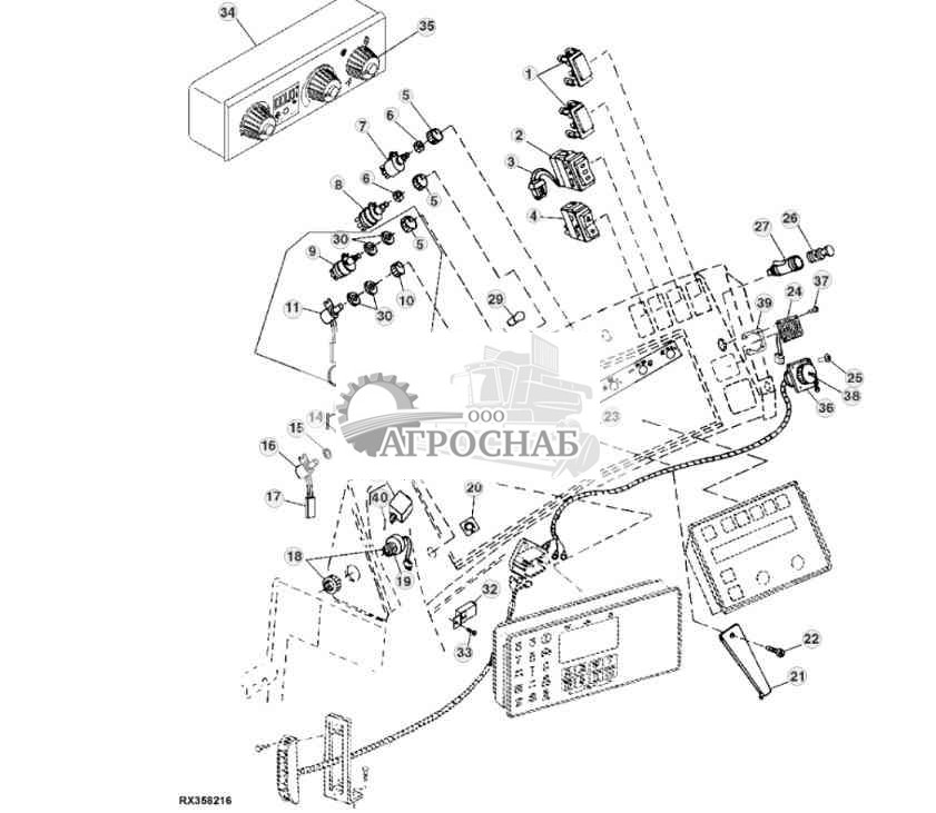 ЭЛЕМЕНТЫ УПРАВЛЕНИЯ НА ПАНЕЛИ И ПЕРЕКЛЮЧАТЕЛИ 